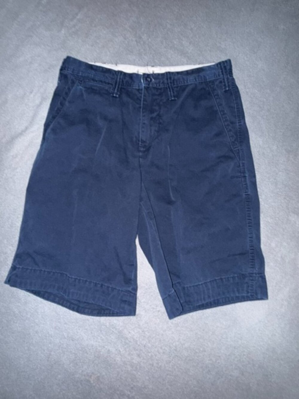 Polo Ralph Lauren Men’s Relaxed Fit Navy Cotton Shorts Size 30 Pockets
